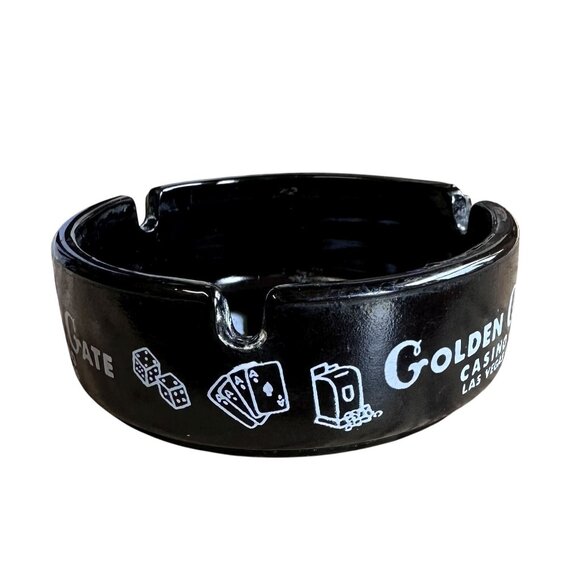 Golden Gate Casino Las Vegas Vintage Ashtray 1946-Present Vintage Las Vegas - Picture 4 of 6